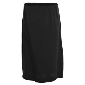 Vanessa Bruno Midi Straight Skirt in Black Acetate